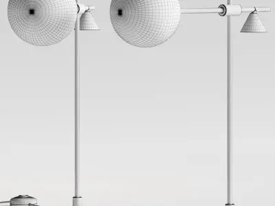 Aromas del Campo Crane Table Lamps 3D model