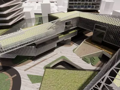 Modern City Block -A34 3D model