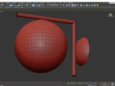 IC Wall Low-poly 3D model