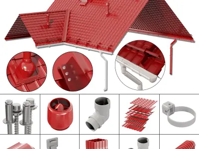 Roof big constructor n1 3D model