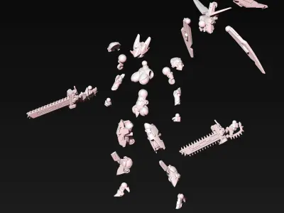 SA-7 Sunbird 3D print model