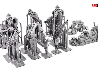 Death Squad - Snipers of the Imperial Force 3D print model
