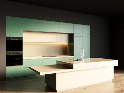37-Kitchen1 matte 4 3D model