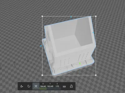 holiday-themed cottage 3D print model