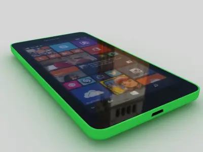 Microsoft Lumia 535 Green 3D model
