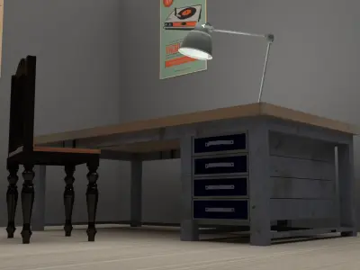Simple Room 3D model