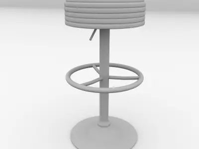 Bar Stool v3 3D model