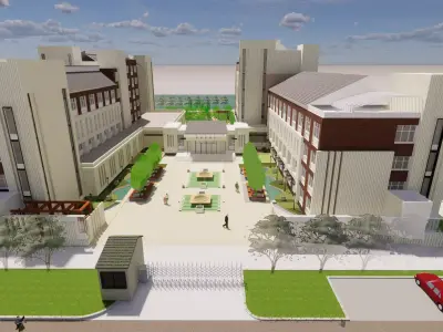 Homes and care center -A4 3D model