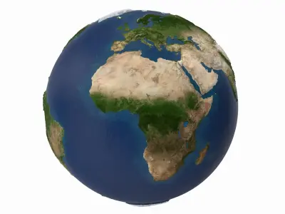  Artistic Topographic Globe 