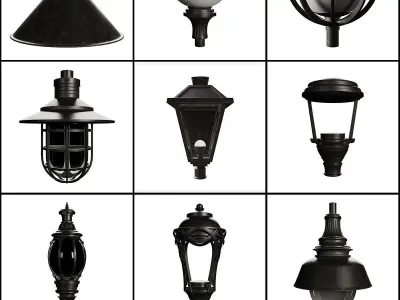 Light Pole-1 3D model