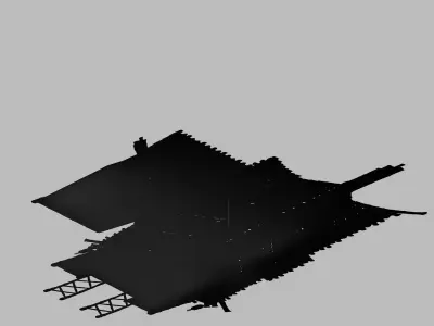 Game Architecture - He Shan Road House 3D model