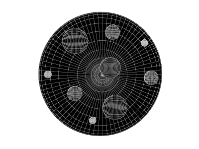 New Moon Emoji v1 003 Low-poly 3D model