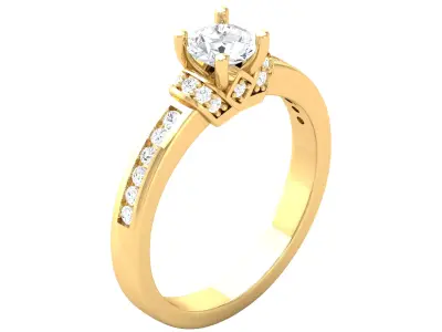 Women Ring 3dm STL OBJ FBX Details    rings 3D print model