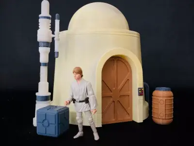 Tatooine Building Diorama 3 3D print model