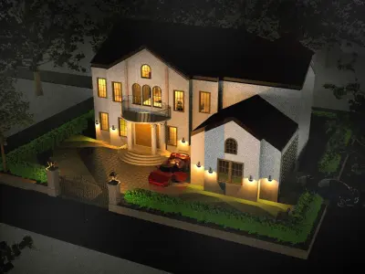 Family House 3D model