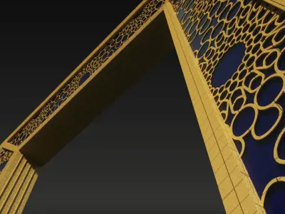 Dubai Frame 3D model