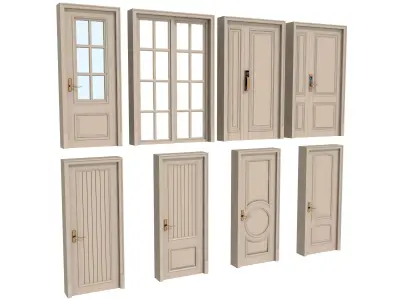 Home Interior Doors  3D model purchase
