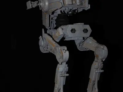 Starwars AT-ST and Tie Fighter collection 3D Model Pack