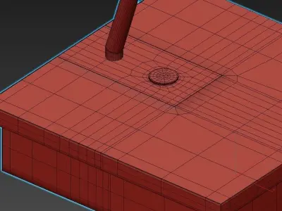 ELAMP desk lamp with base 3D model