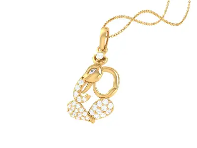 Spiritual Ganesha Pendant 3D print model