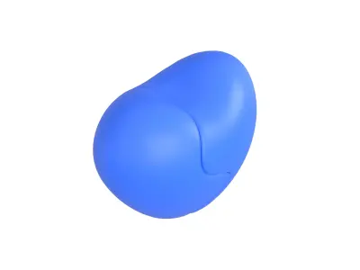 Broken Heart v1 004 Low-poly 3D model