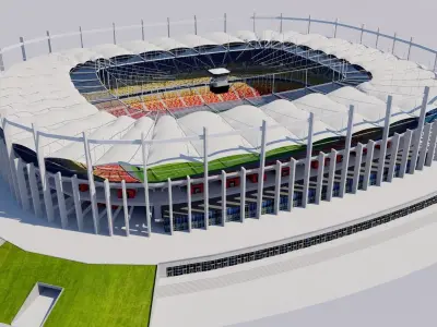 Romania National Arena - Bucharest 3D model