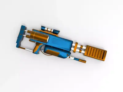 scifi Part artilery 3D print model
