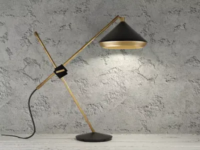 Shear Table Lamp 3D model