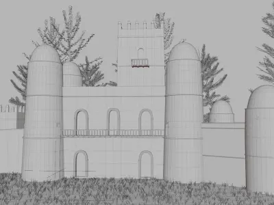 Fasil Ghebbi 3D model