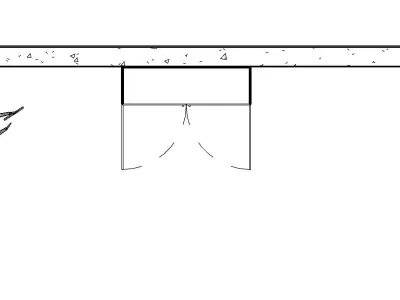 Parametric Wardrobe - Revit Family 3D model