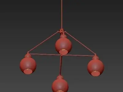 Drop light 3D model purchase