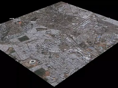 Lusaka - Zambia 3D model