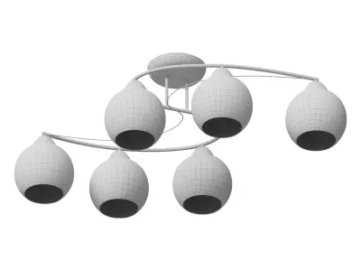 Lindby ceiling light Svean 3D model
