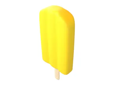 Ice Lolly v2 004 Low-poly 3D model