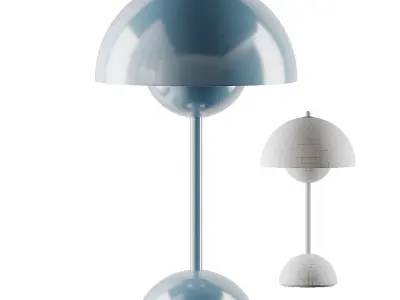 Flowerpot VP9 Verner Panton Table Lamp from  3D model