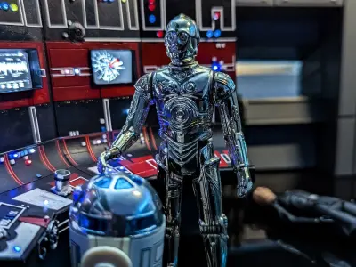 Set 3 - Docking bay Command Office 1-18 scale Kenner Hasbro 3D Model Pack