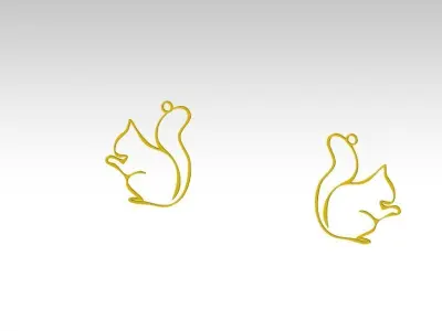20 beautiful earring collection 3D print model
