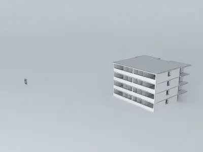 White window Free 3D model