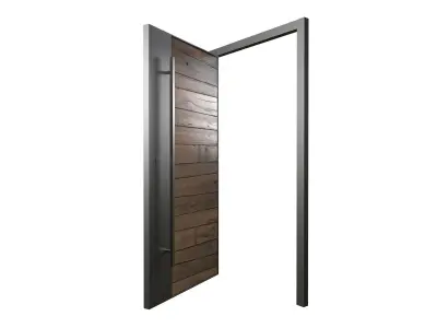Exterior Door Low-poly 3D model