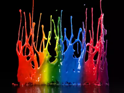 Paint Splash Animated 3D model