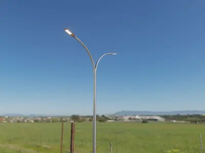 Street Light 12 version 10 6m with pole 4 Low-poly 3D model