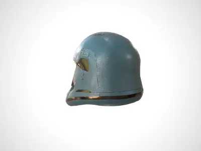 Star Wars Stormtrooper Helmet - Blue Steel  Low-poly 3D model