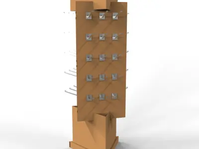Point of Sale Cardboard Display Stand Texture