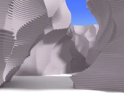 Abstract Layered Environment 3D model