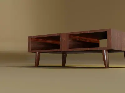 modern table 3D model buy