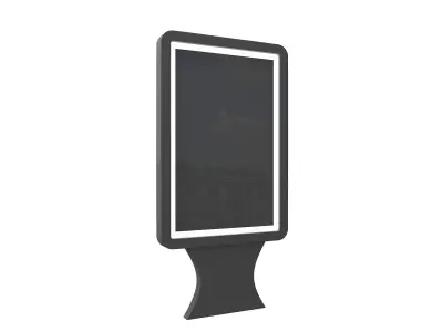 Street Billboard 3D model