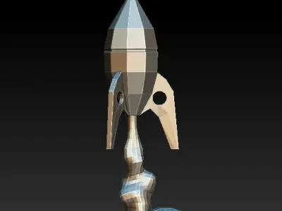 Rocket- puff- smoke 3D print model