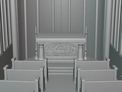 Cathedral Book Nook 3D print model