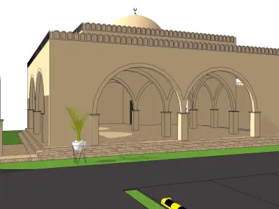 mosque Free 3D model