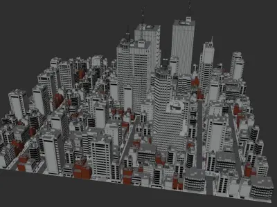 Big City 3D model